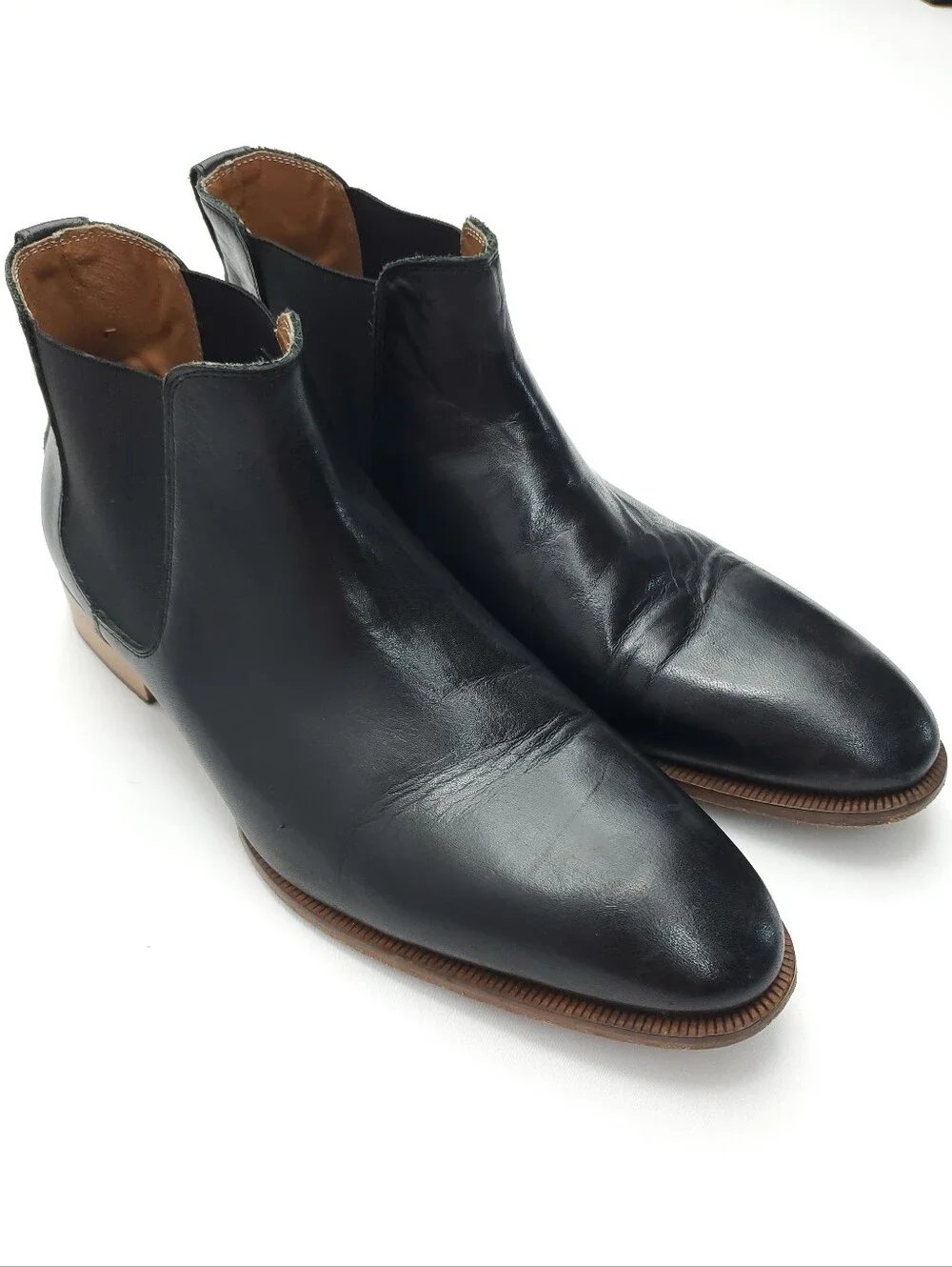 To Boot New York Alan Leather Chelsea Boot Black Formal Dress Office Shoe 11.5